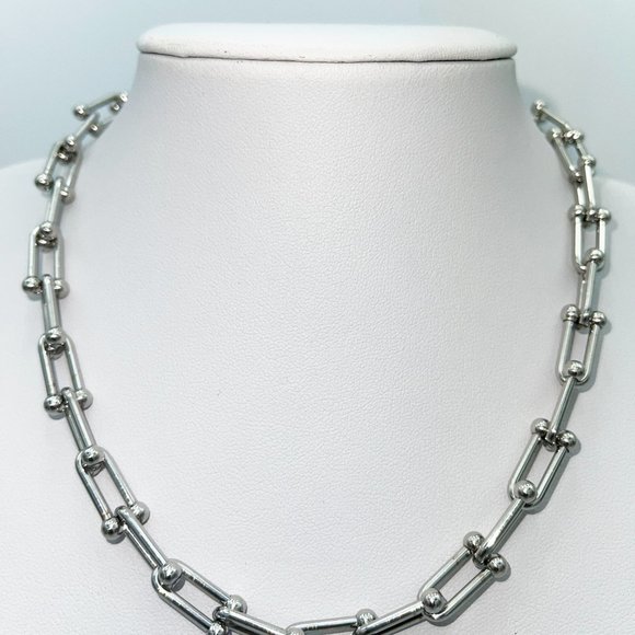 Link Chain Stainless Steel Necklace - Picture 3 of 5